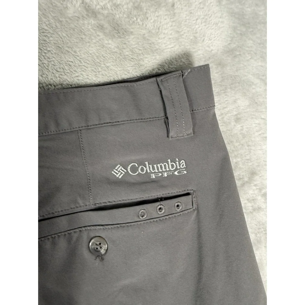 Columbia‎ PFG Shorts Mens 40 Grey Grander Marlin Offshore Performance Fishing 8